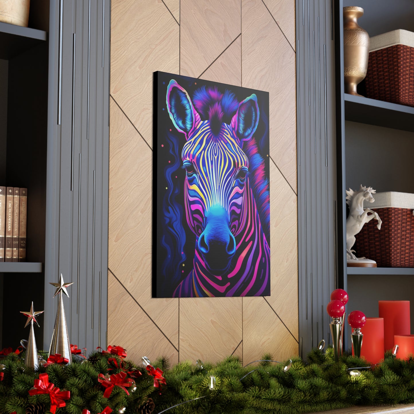 Phantasmal Zebra Canvas Wrap
