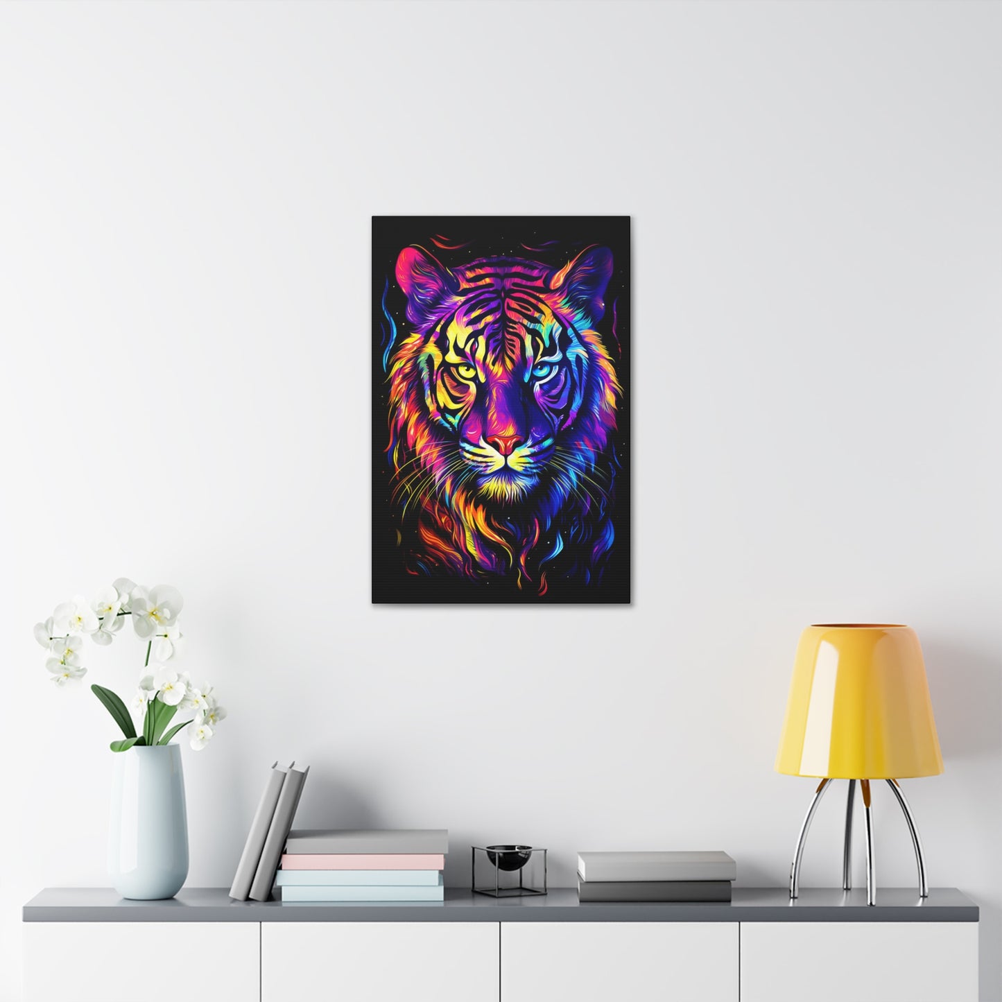 Phantasmal Tiger Canvas Wrap