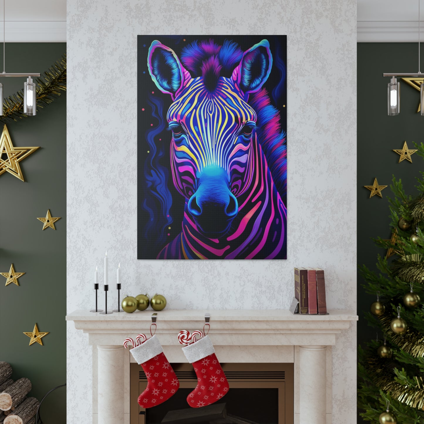 Phantasmal Zebra Canvas Wrap