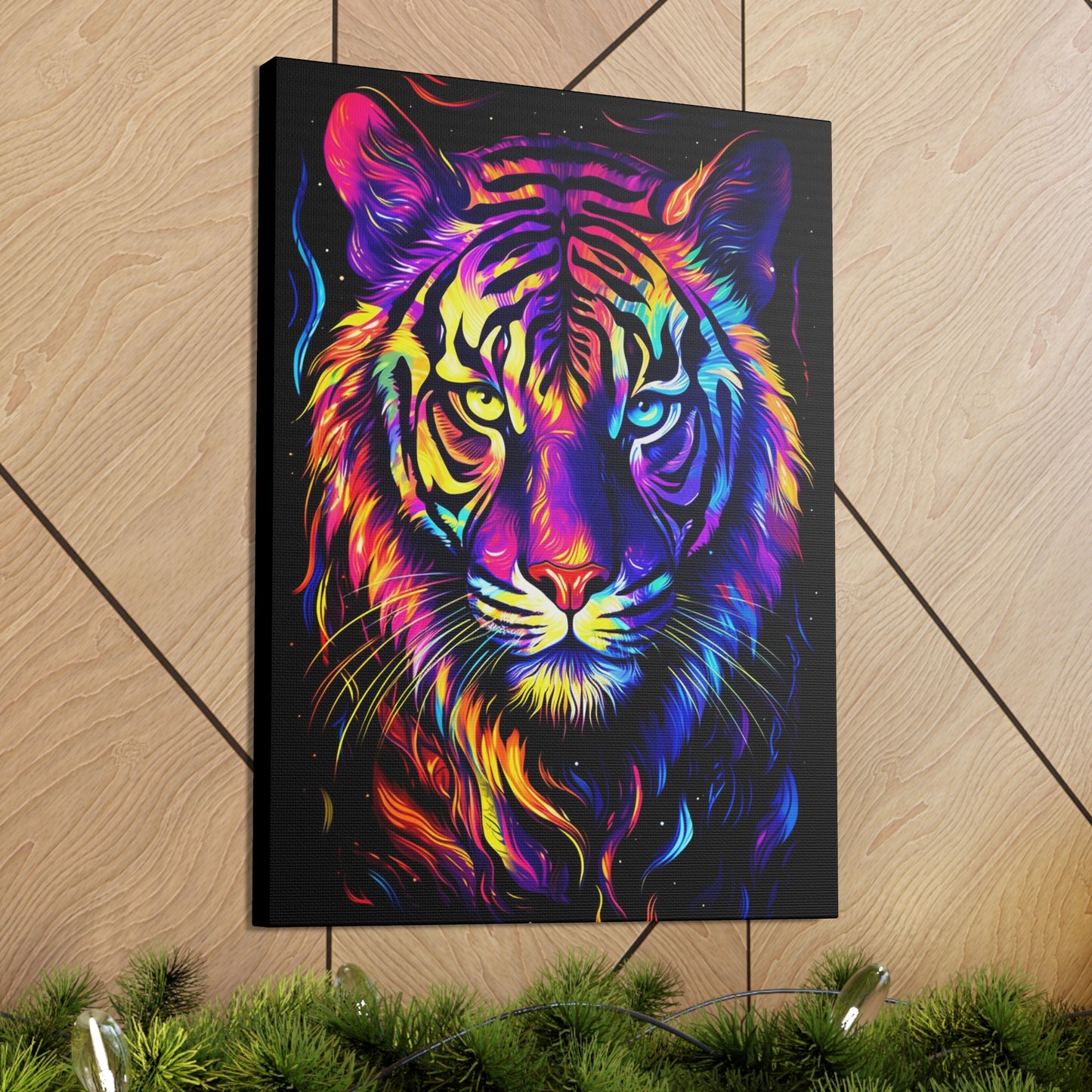 Phantasmal Tiger Canvas Wrap