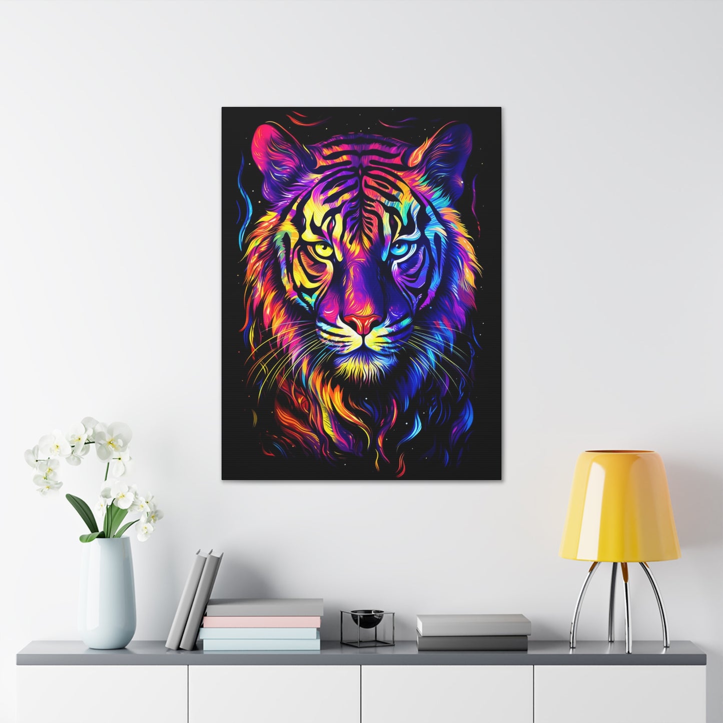 Phantasmal Tiger Canvas Wrap
