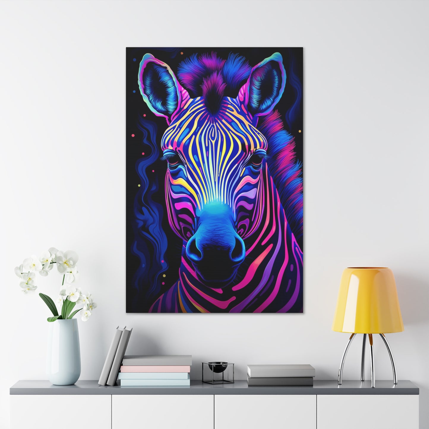 Phantasmal Zebra Canvas Wrap
