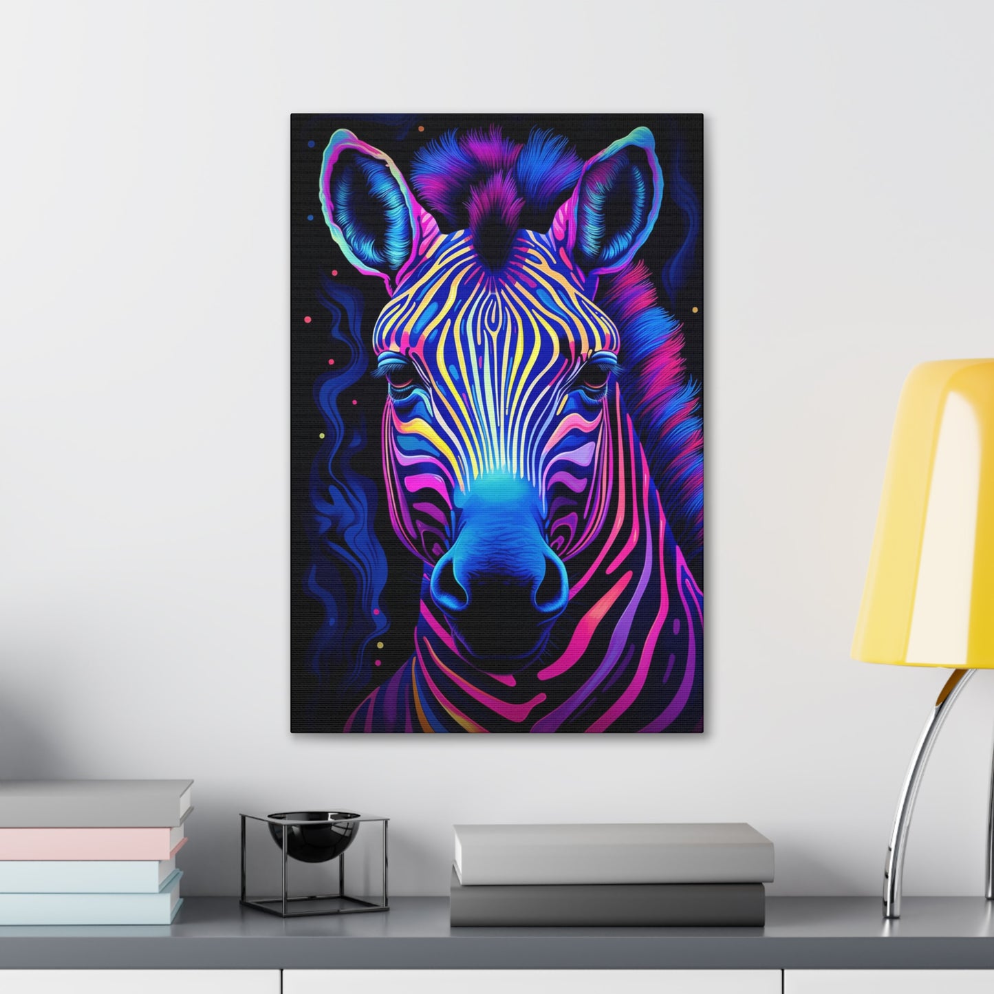 Phantasmal Zebra Canvas Wrap