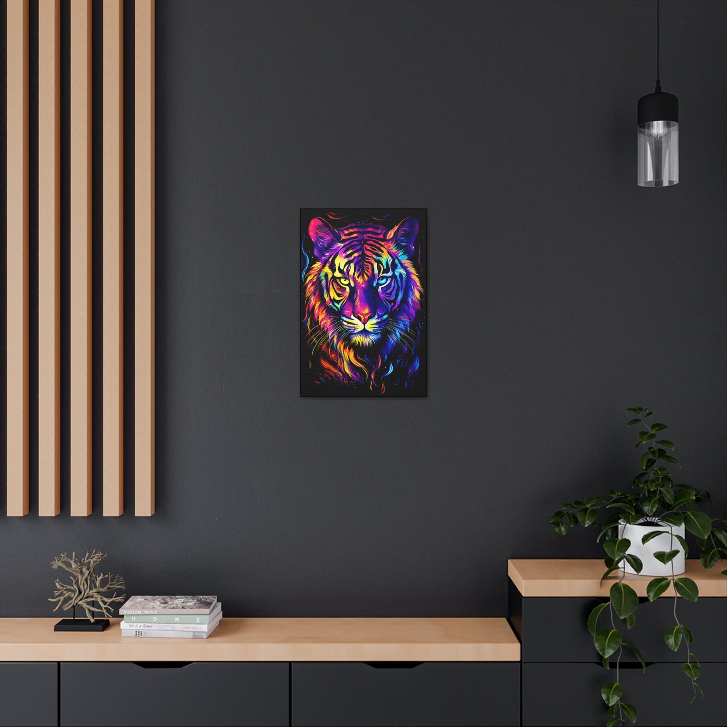 Phantasmal Tiger Canvas Wrap