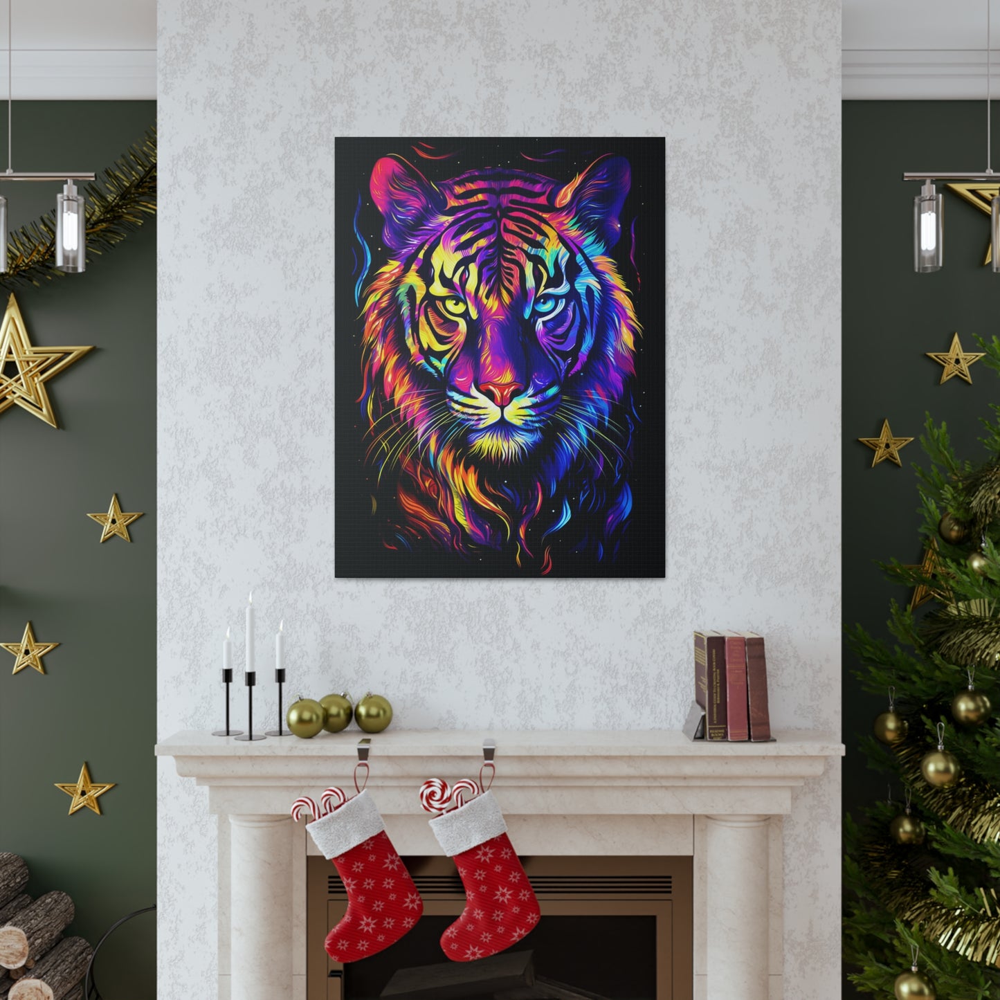 Phantasmal Tiger Canvas Wrap