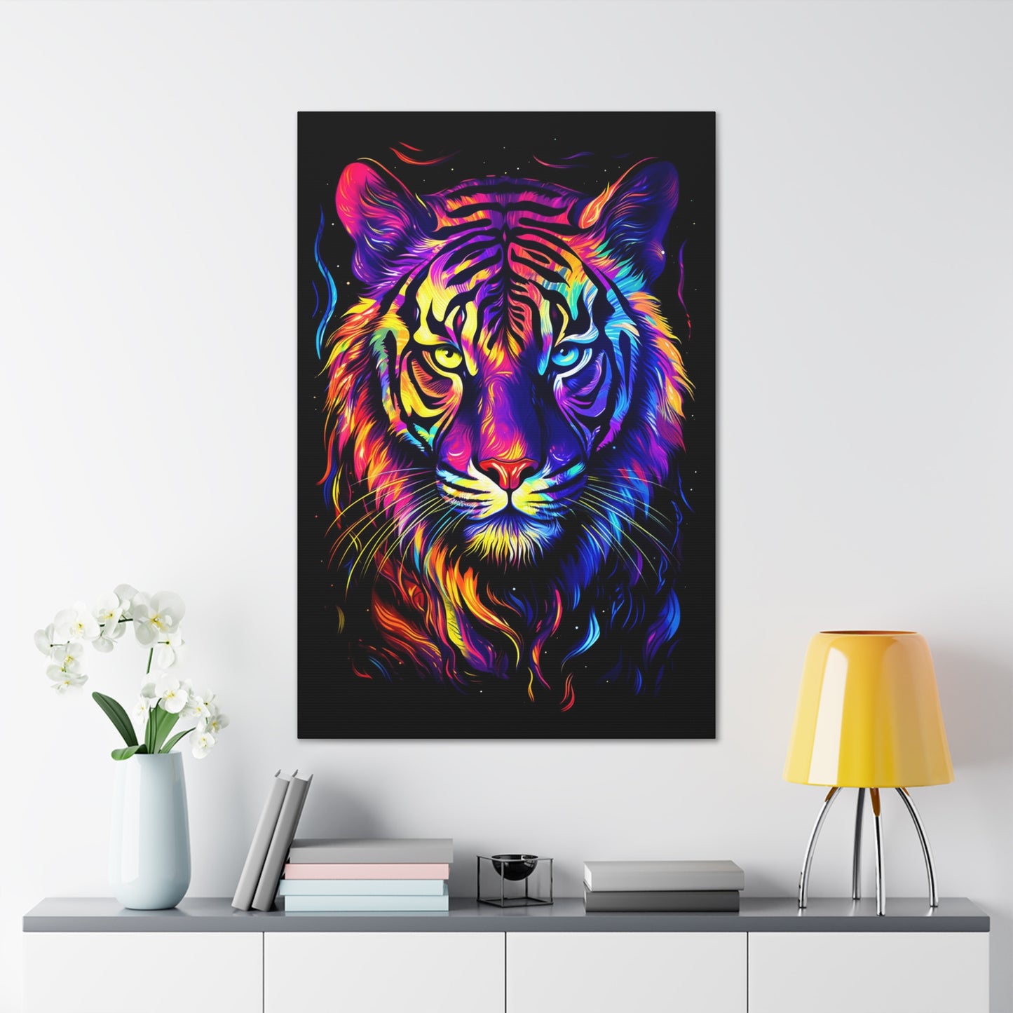 Phantasmal Tiger Canvas Wrap