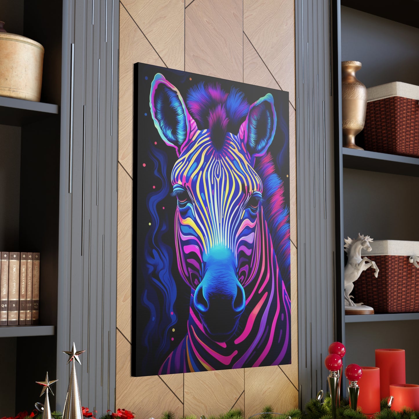 Phantasmal Zebra Canvas Wrap