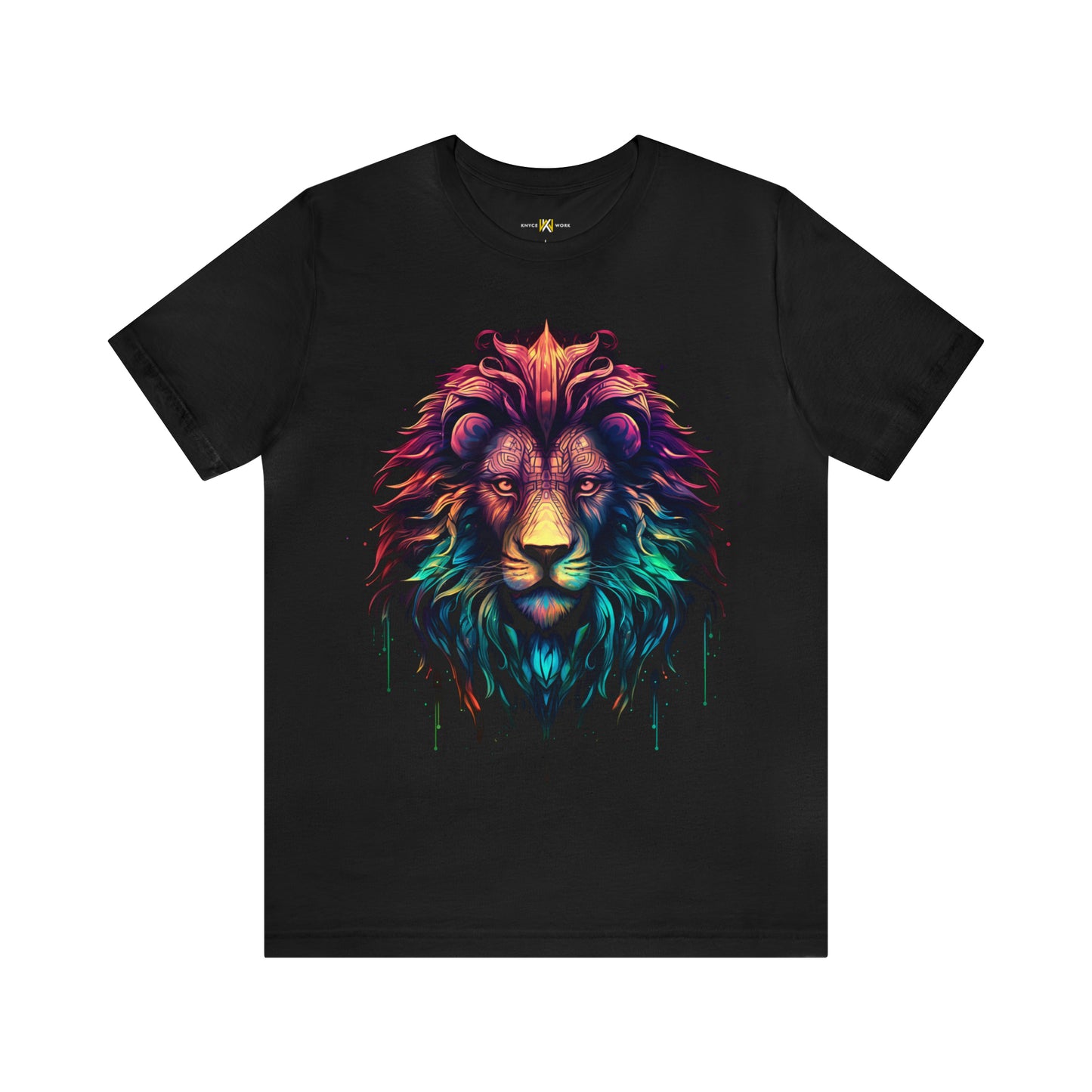 Abstract Lion Art Tee