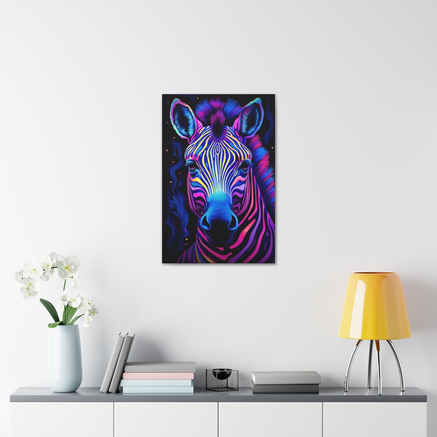 Phantasmal Zebra Canvas Wrap