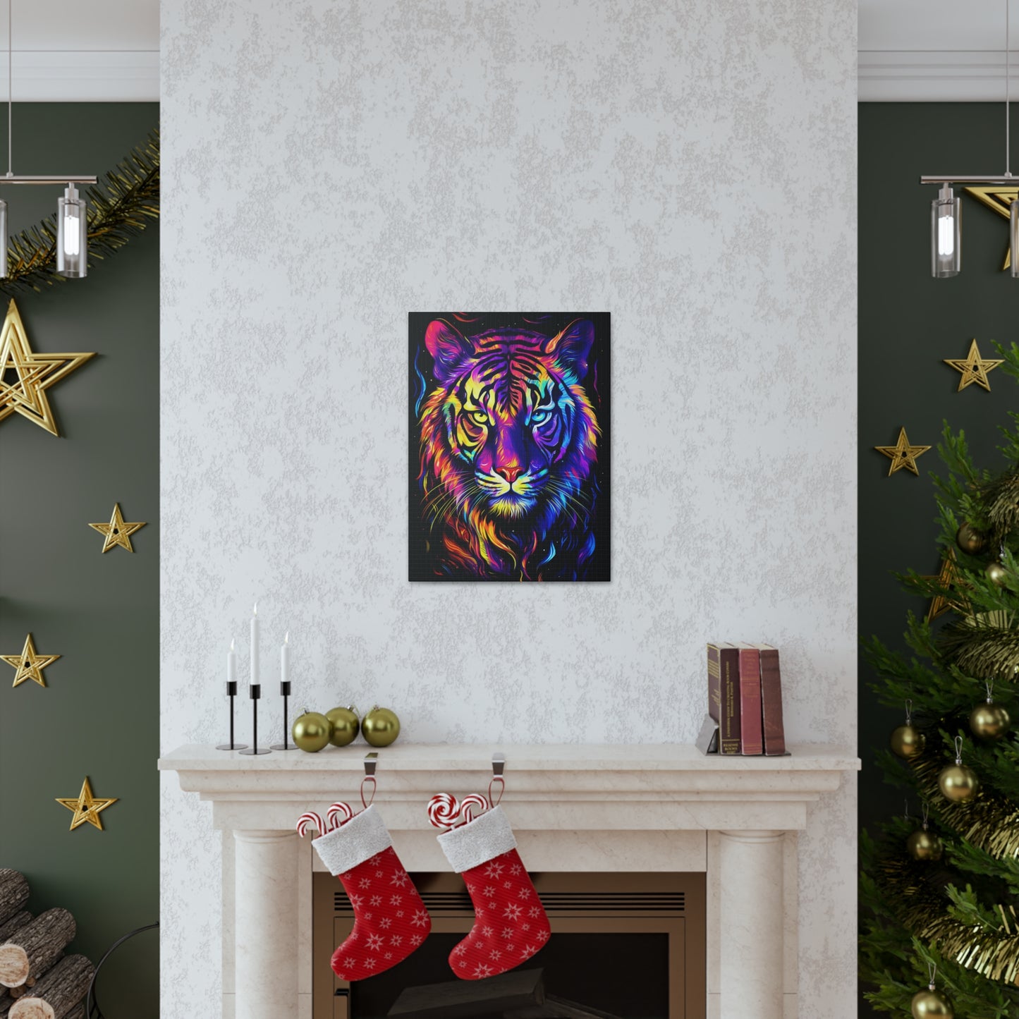 Phantasmal Tiger Canvas Wrap