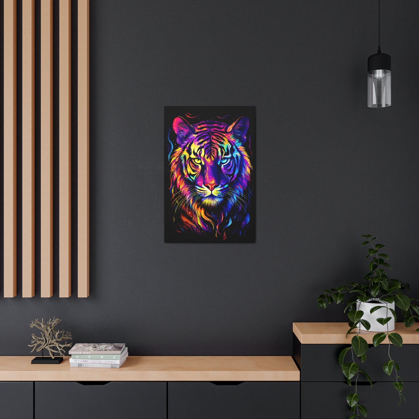 Phantasmal Tiger Canvas Wrap