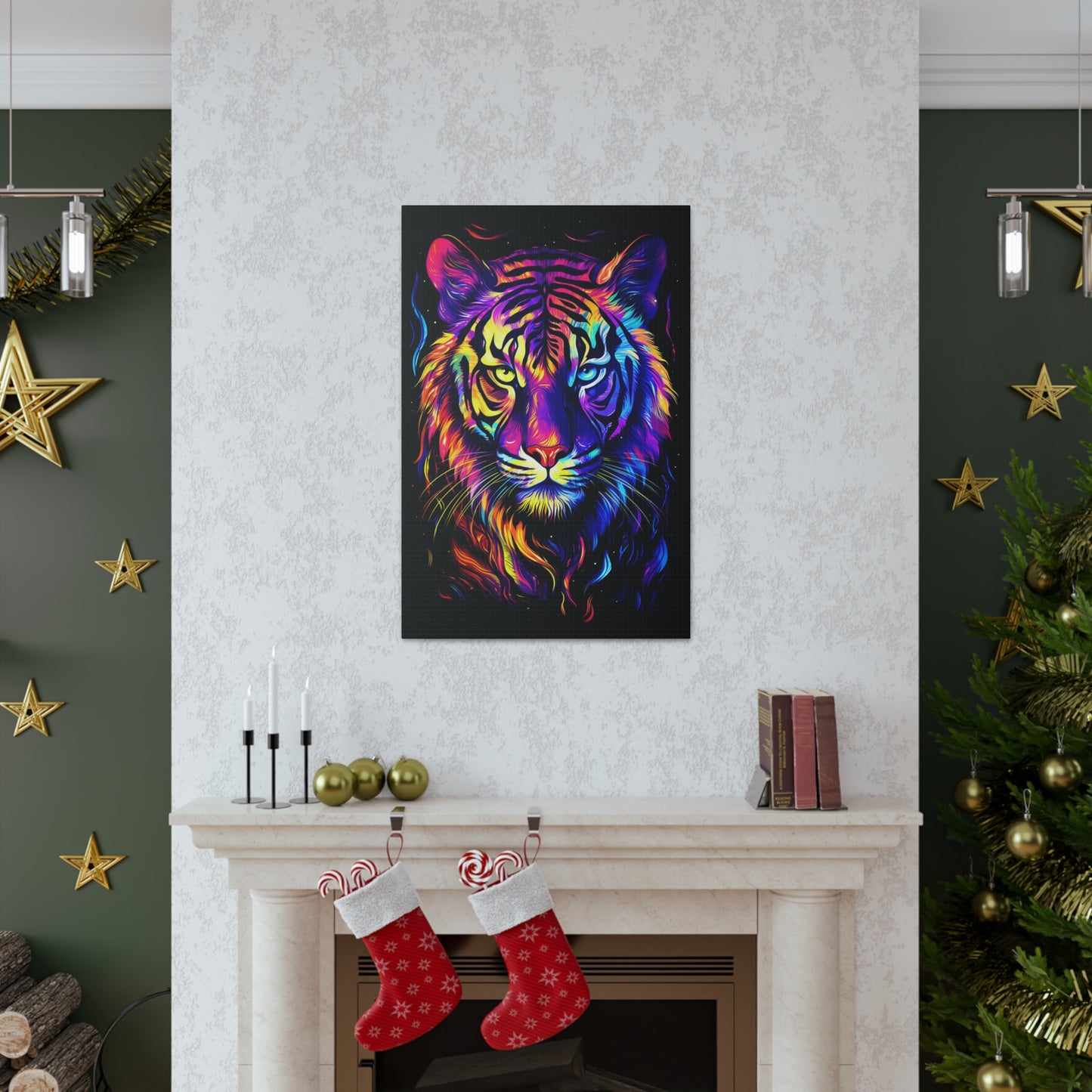 Phantasmal Tiger Canvas Wrap