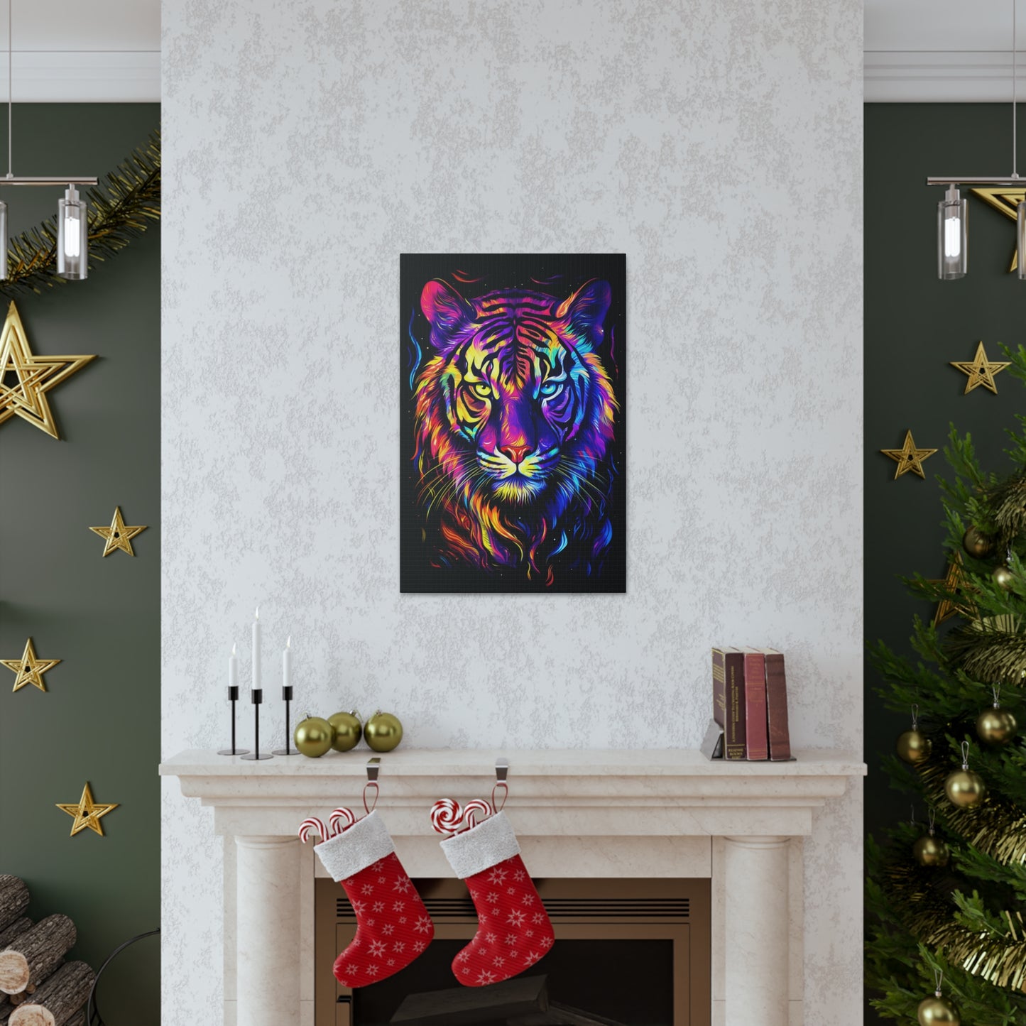 Phantasmal Tiger Canvas Wrap