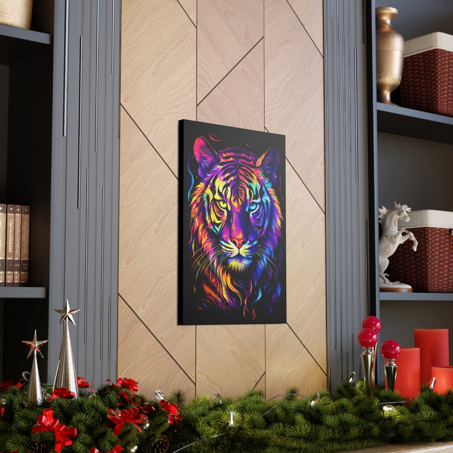 Phantasmal Tiger Canvas Wrap