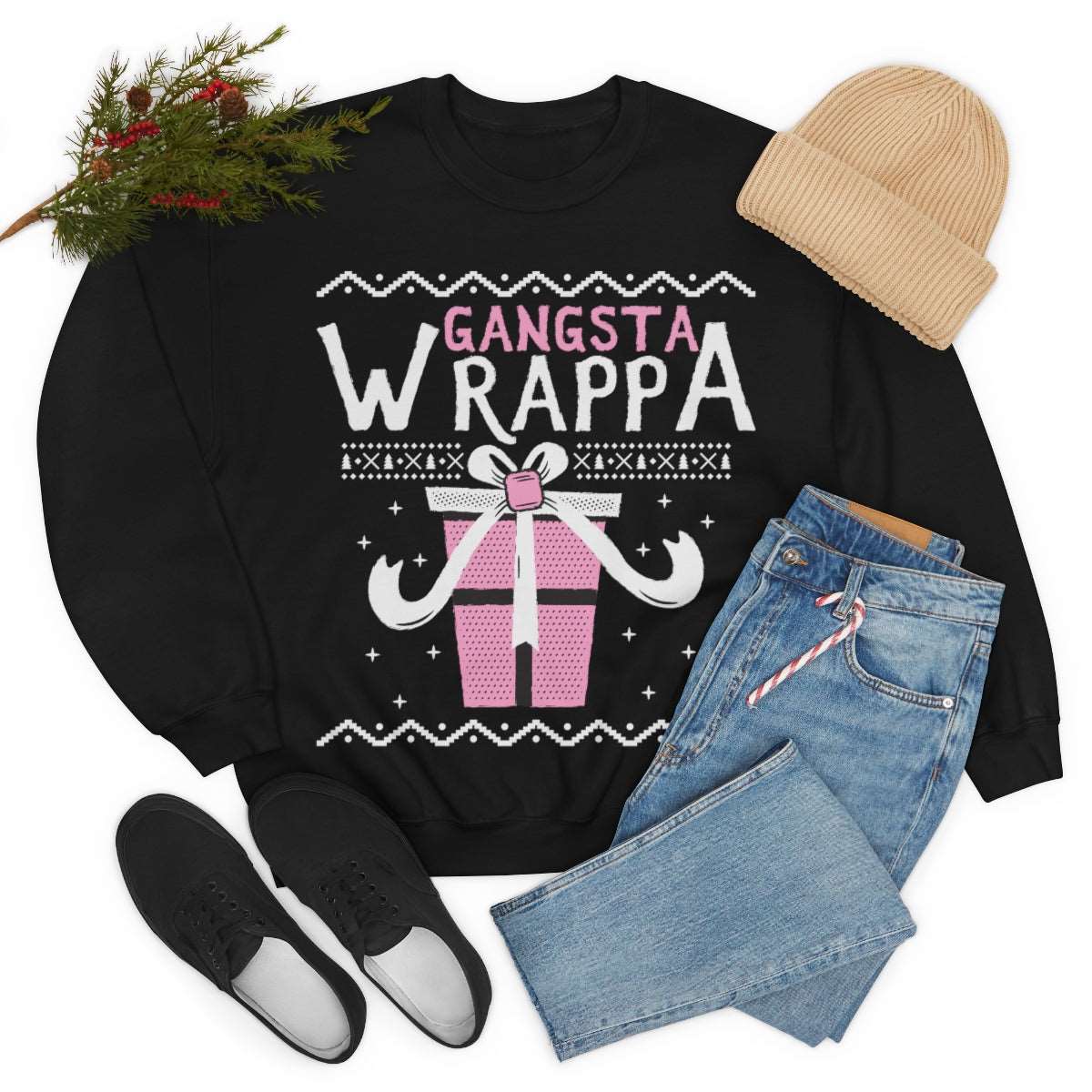 Gangsta Wrappa Crewneck Sweatshirt