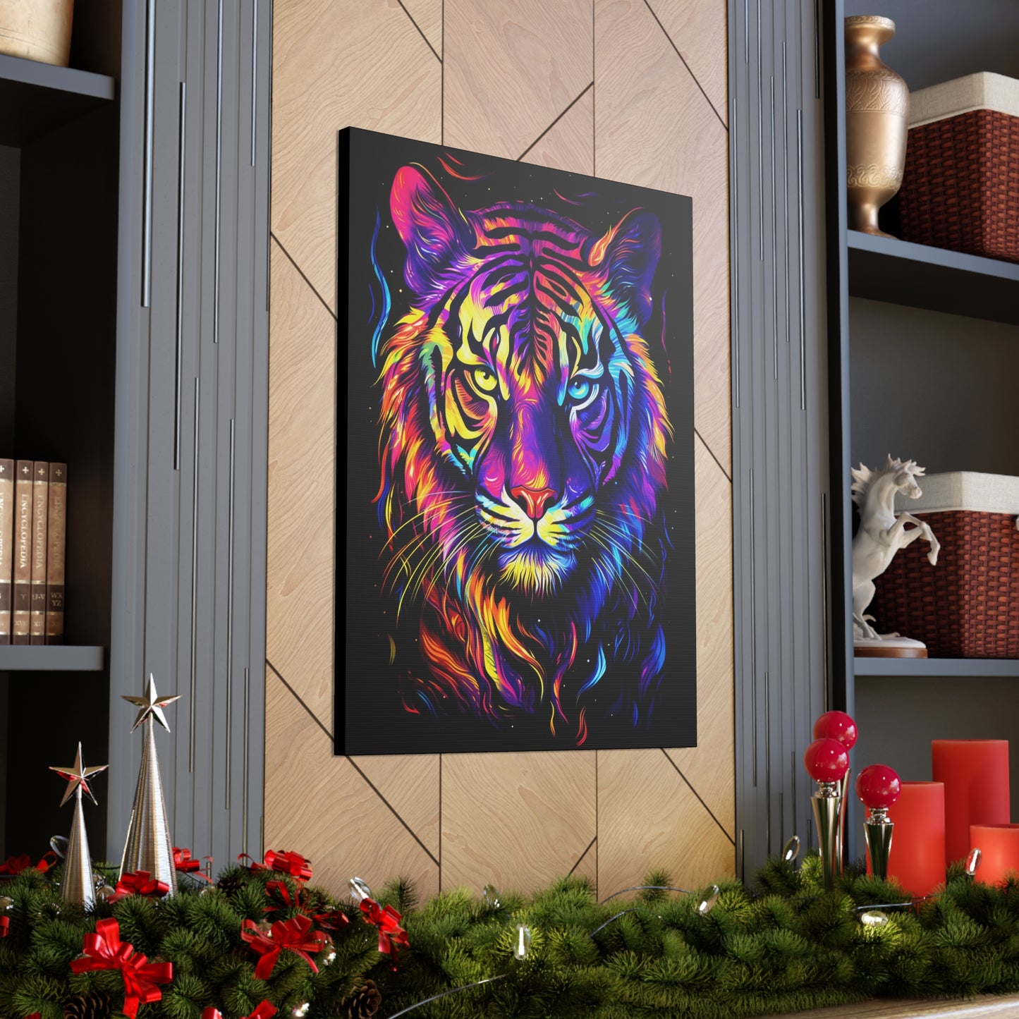 Phantasmal Tiger Canvas Wrap