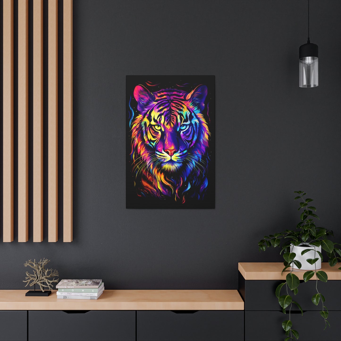 Phantasmal Tiger Canvas Wrap
