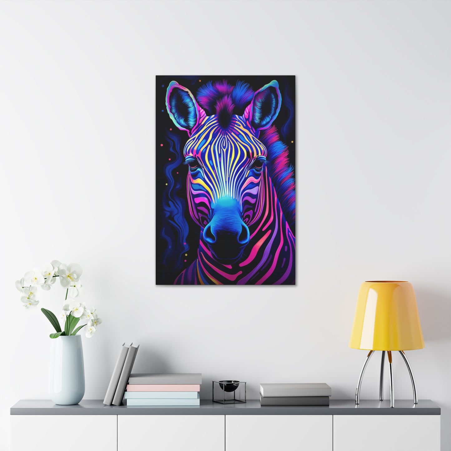Phantasmal Zebra Canvas Wrap