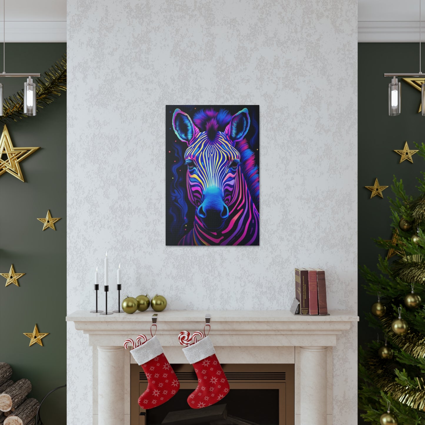 Phantasmal Zebra Canvas Wrap
