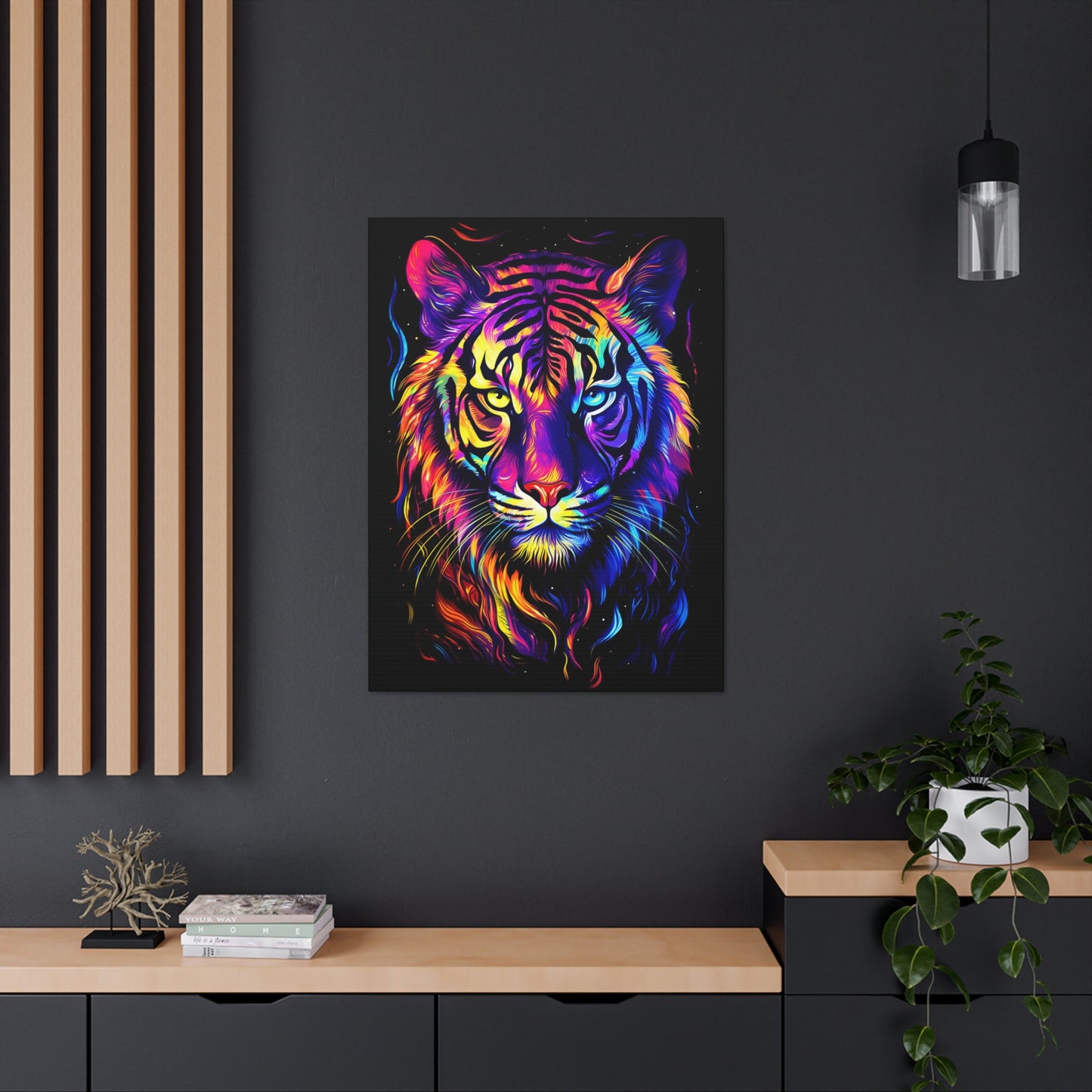 Phantasmal Tiger Canvas Wrap