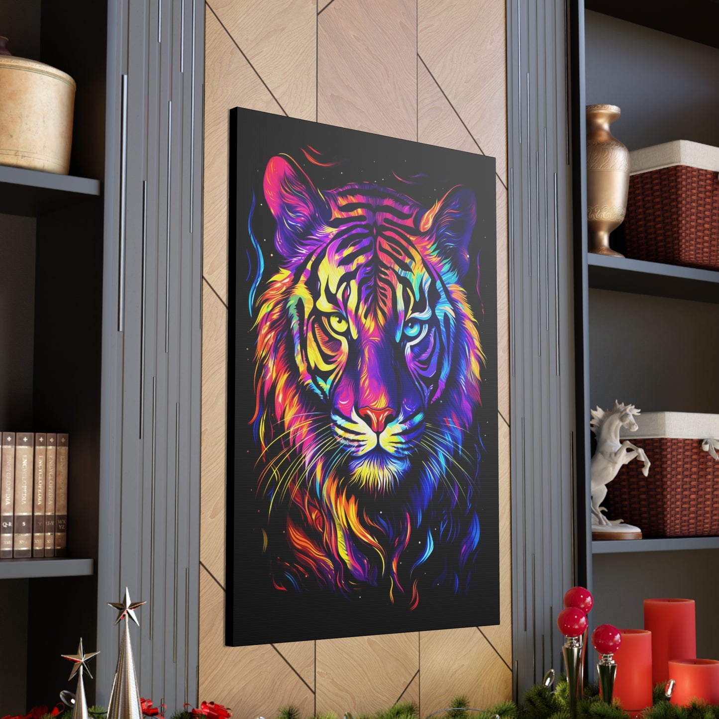 Phantasmal Tiger Canvas Wrap