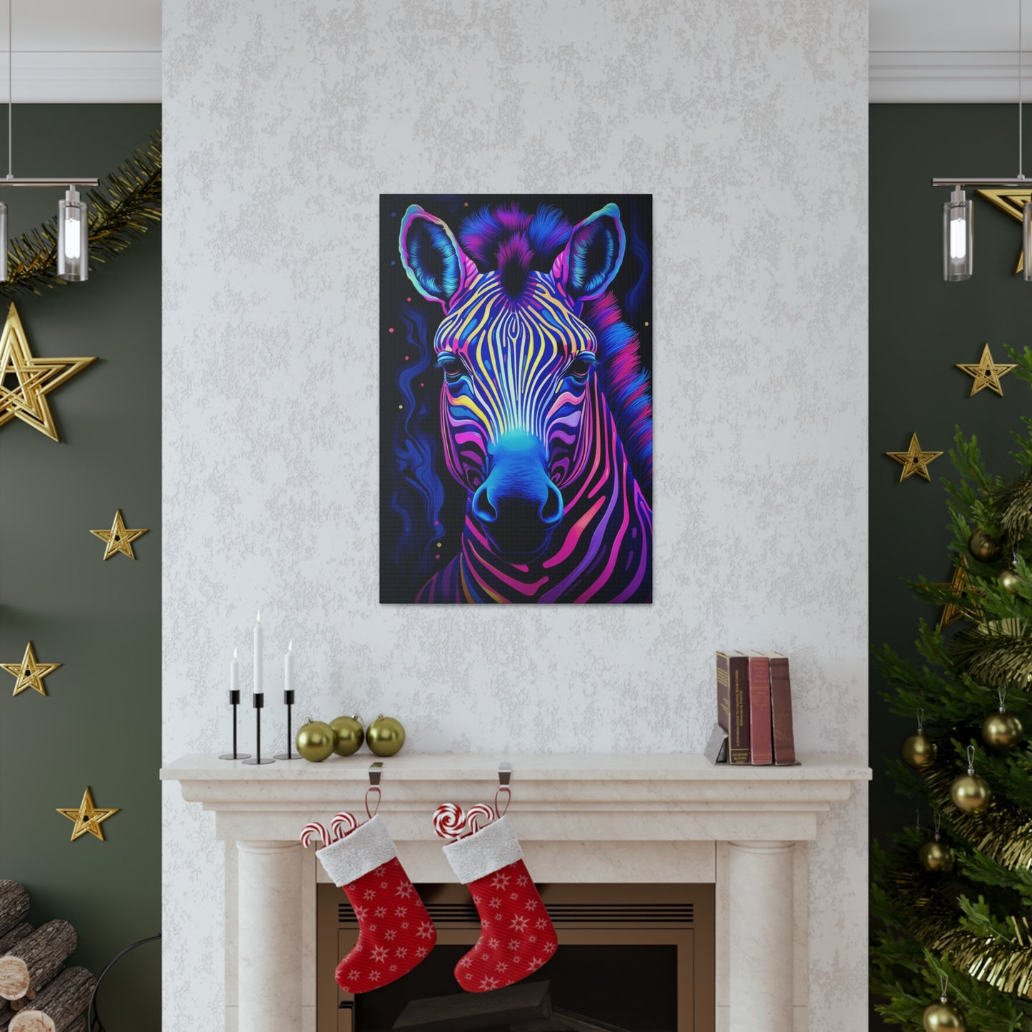 Phantasmal Zebra Canvas Wrap