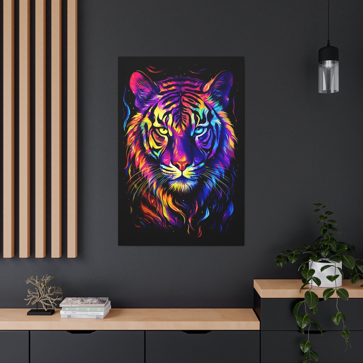 Phantasmal Tiger Canvas Wrap