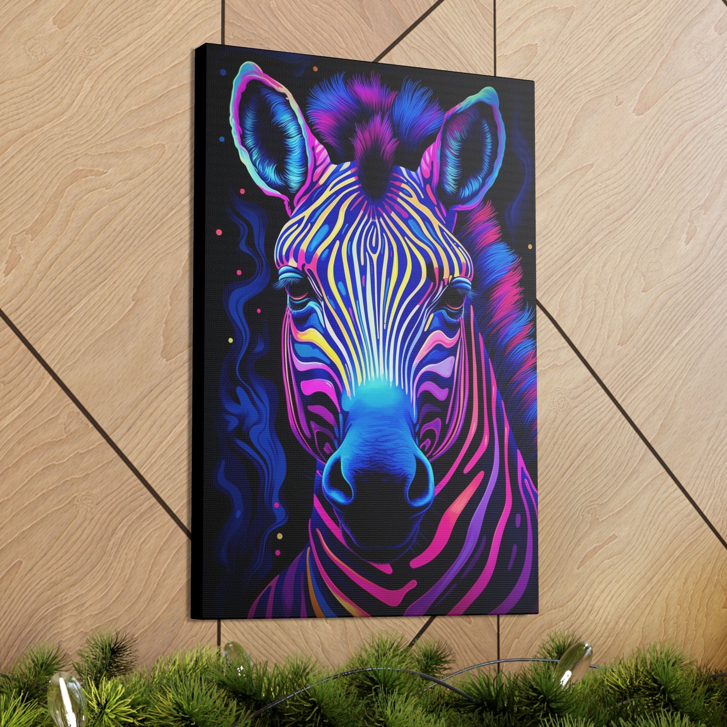Phantasmal Zebra Canvas Wrap