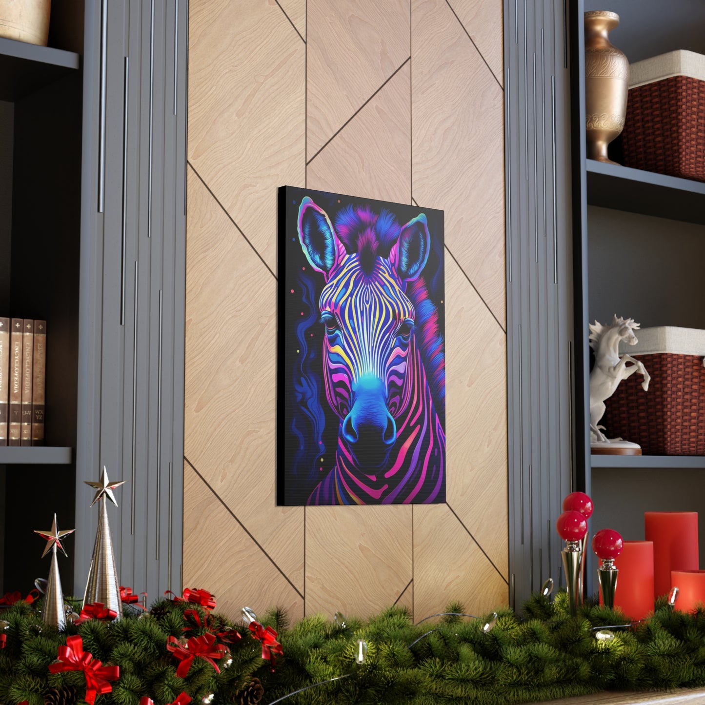 Phantasmal Zebra Canvas Wrap