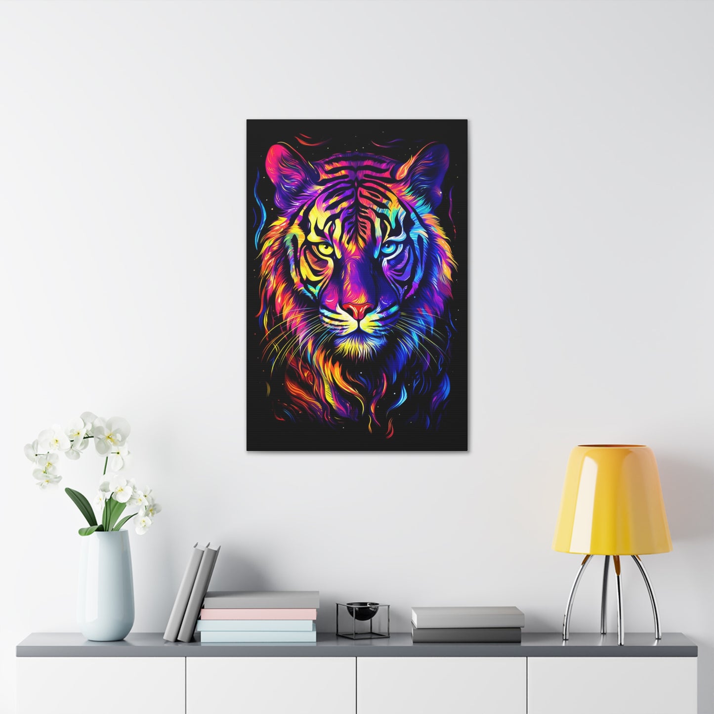 Phantasmal Tiger Canvas Wrap