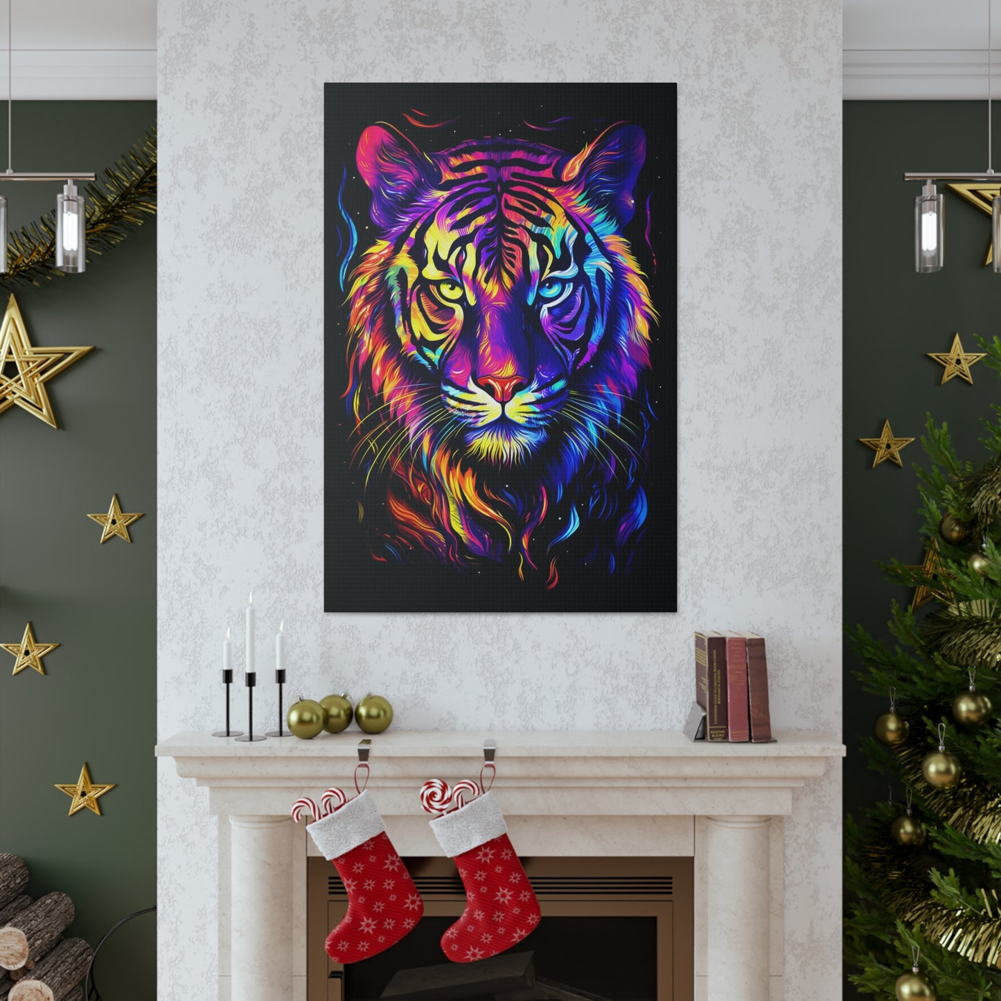 Phantasmal Tiger Canvas Wrap