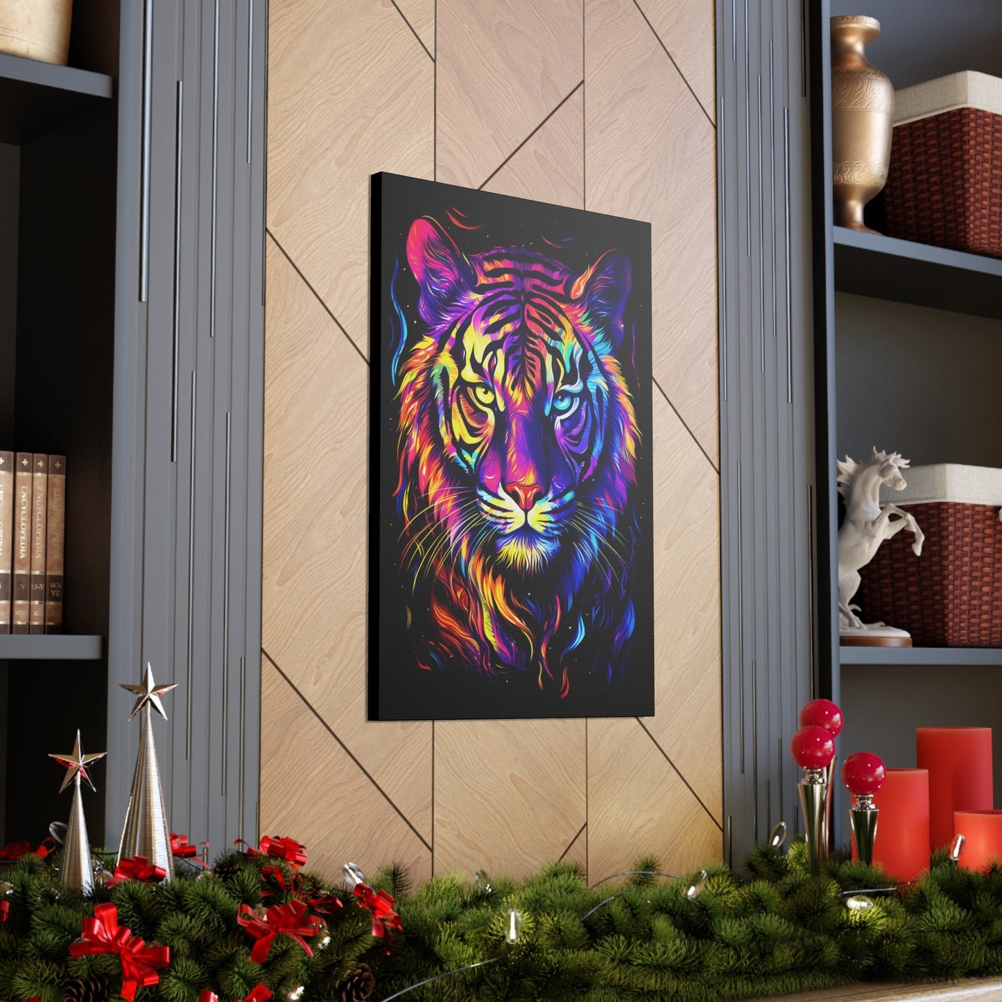Phantasmal Tiger Canvas Wrap