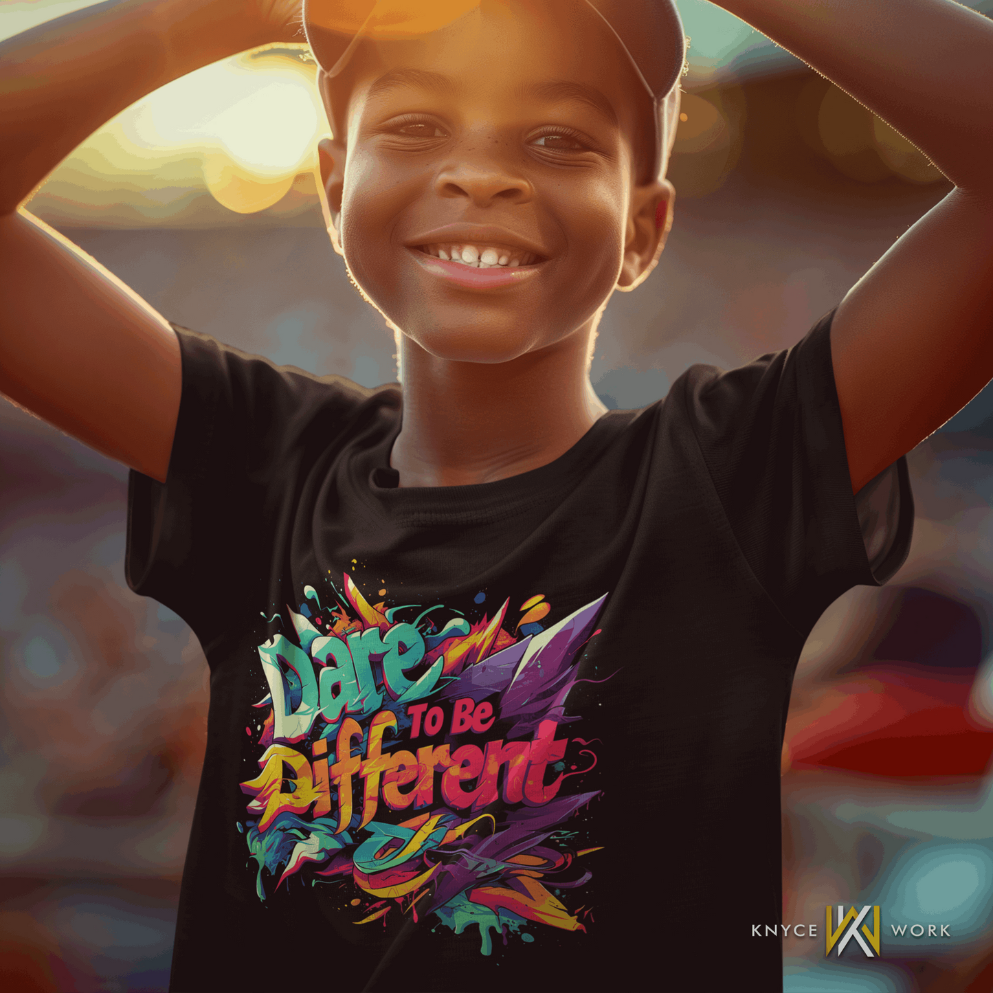 Dare To Be Different Kids Heavy Cotton™ Tee