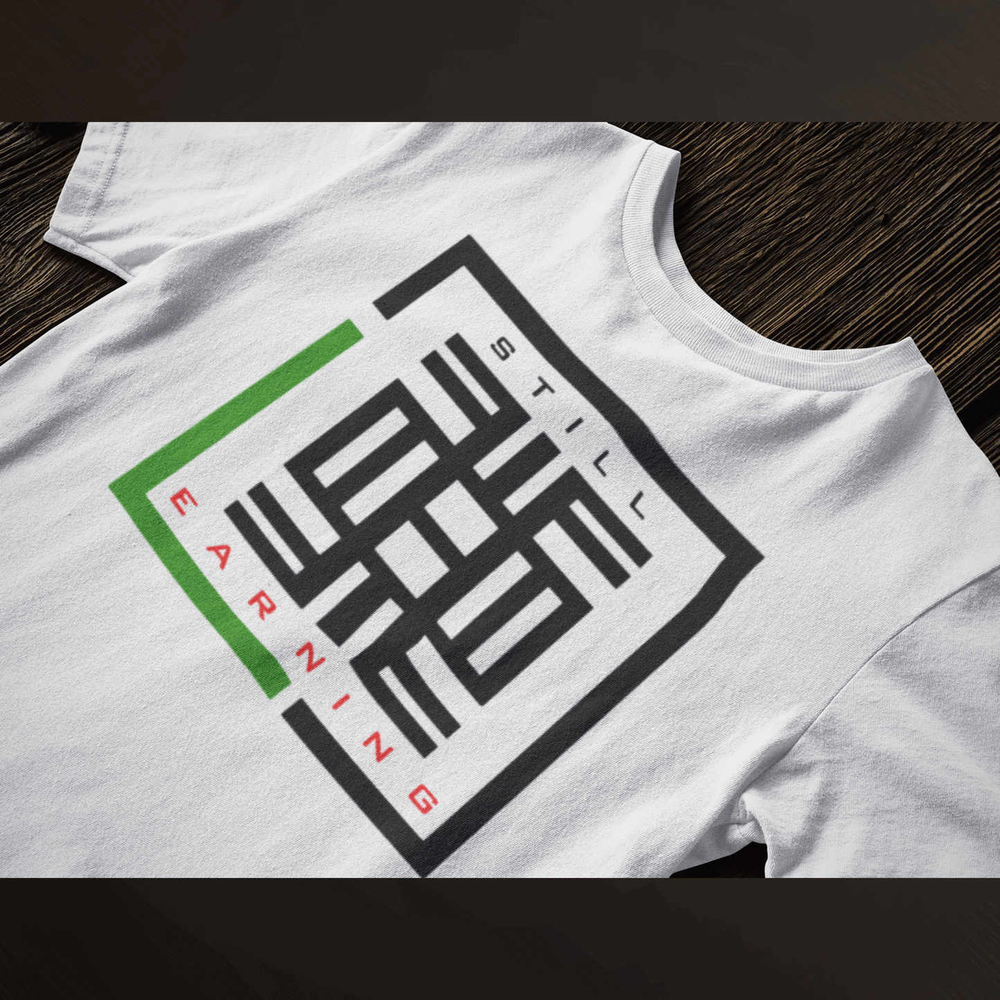 Adinkra "Still Learning" Heavy Cotton Tee