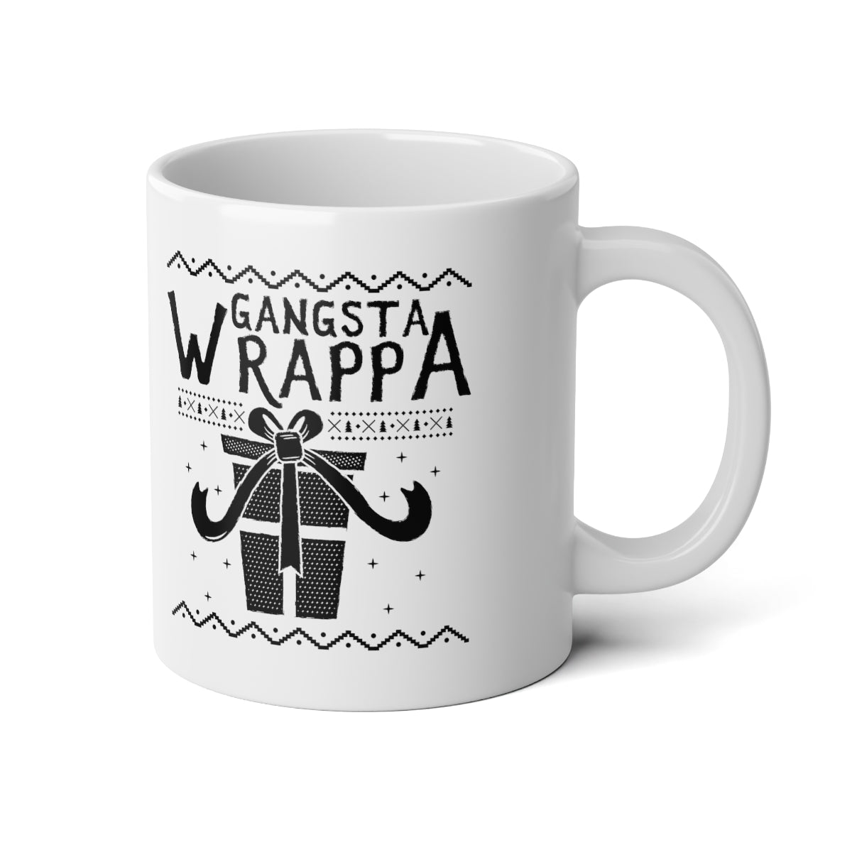 Gangsta Wrappa Jumbo Mug, 20oz