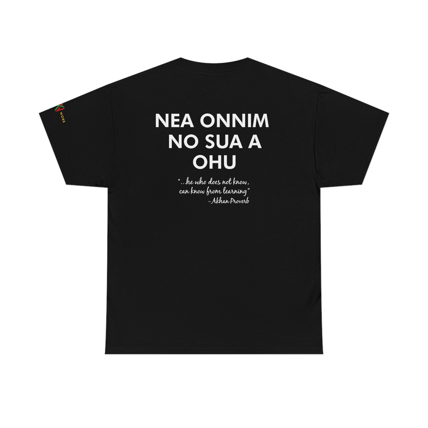 Adinkra "Still Learning" Heavy Cotton Tee