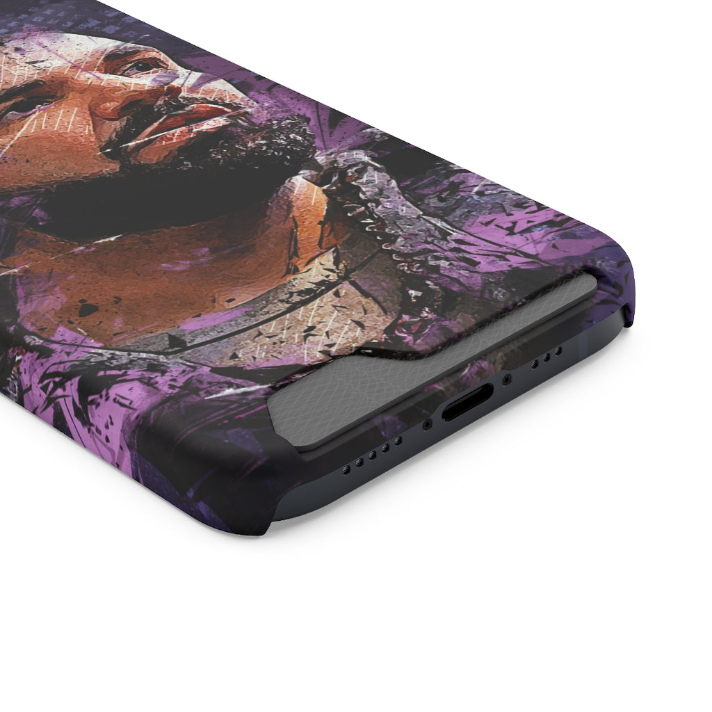 Drizzy Abstract Art Phone Case (w/ Card Holder)