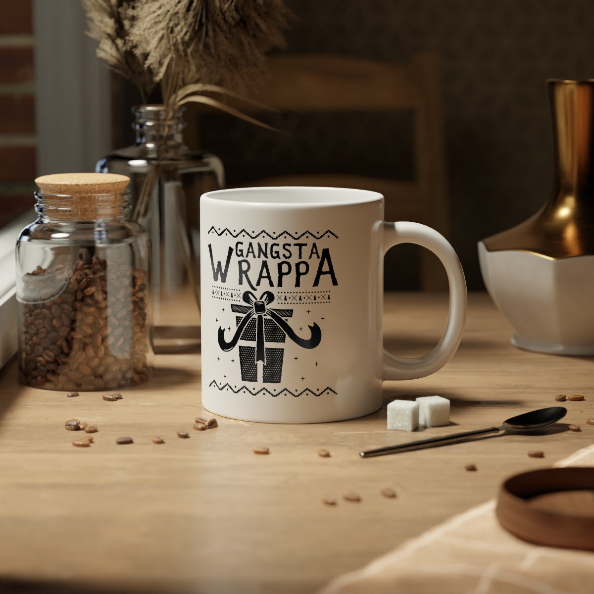 Gangsta Wrappa Jumbo Mug, 20oz