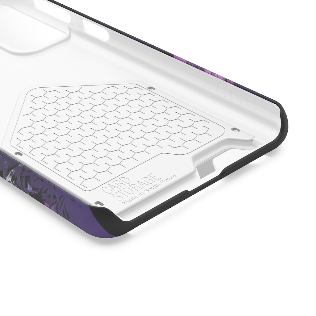 Drizzy Abstract Art Phone Case (w/ Card Holder)