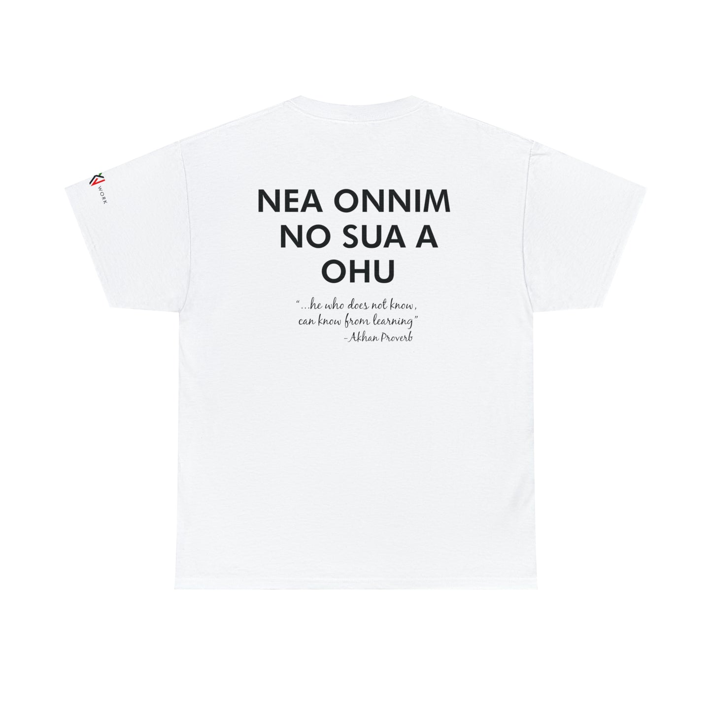 Adinkra "Still Learning" Heavy Cotton Tee