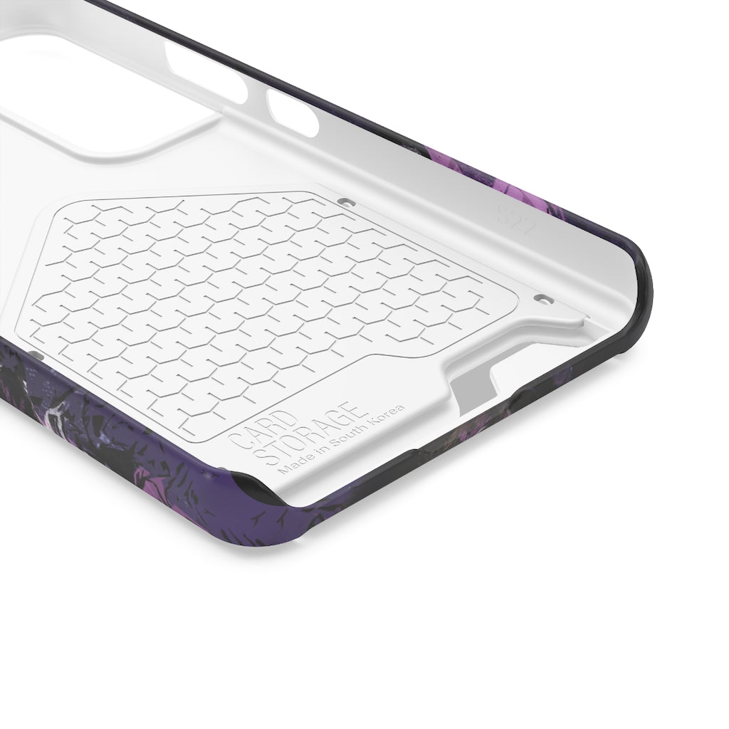 Drizzy Abstract Art Phone Case (w/ Card Holder)