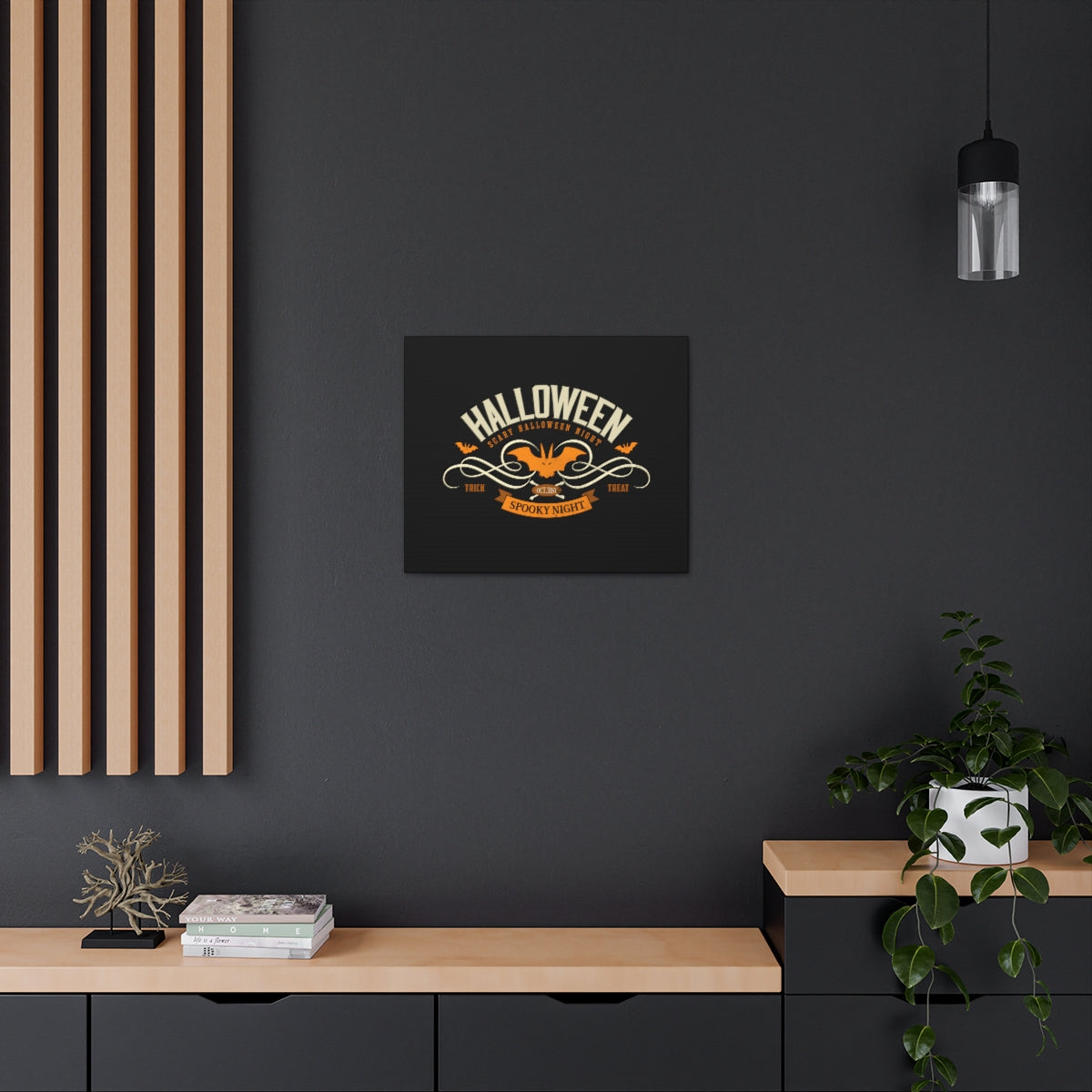 Halloween - Spooky Night Canvas Wraps