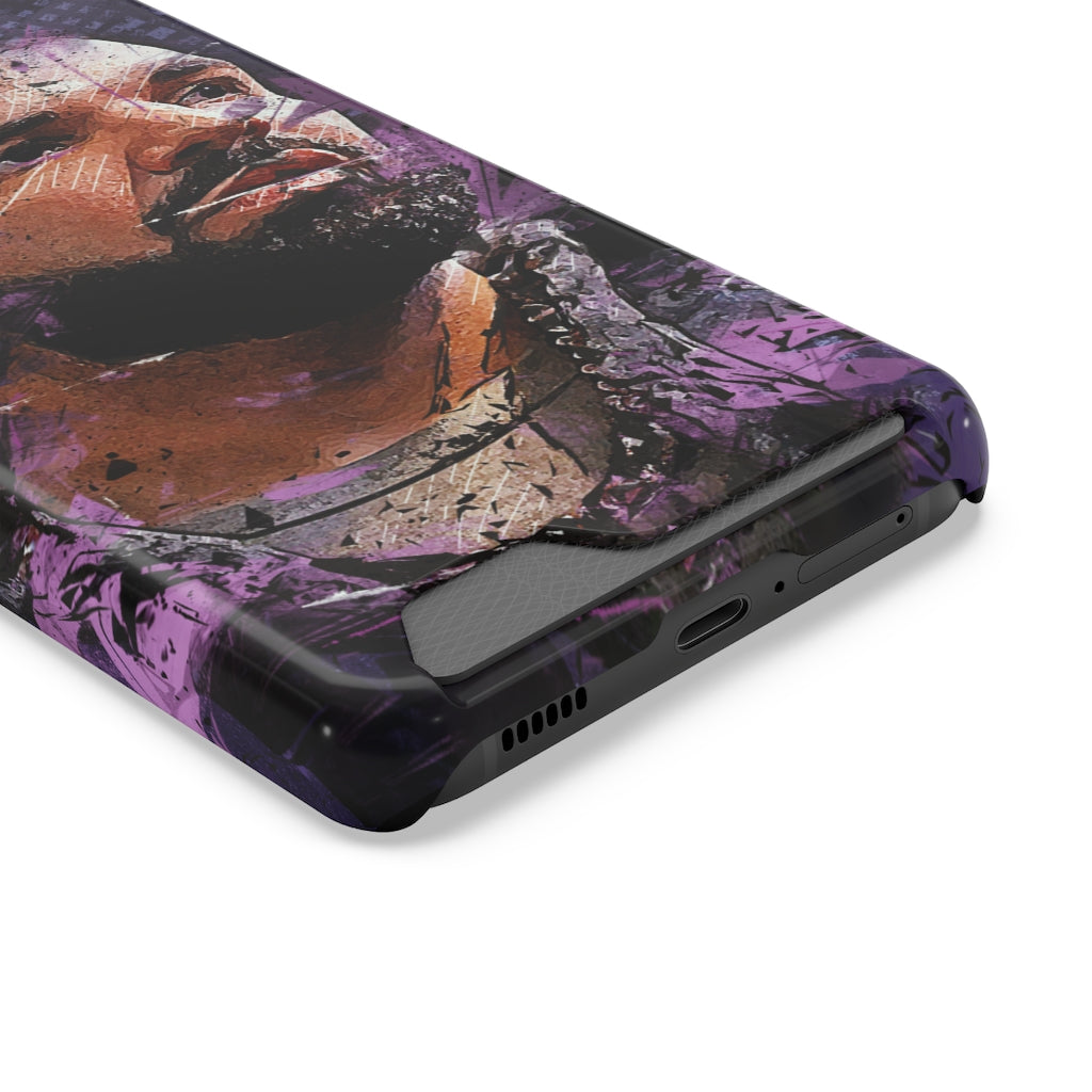 Drizzy Abstract Art Phone Case (w/ Card Holder)