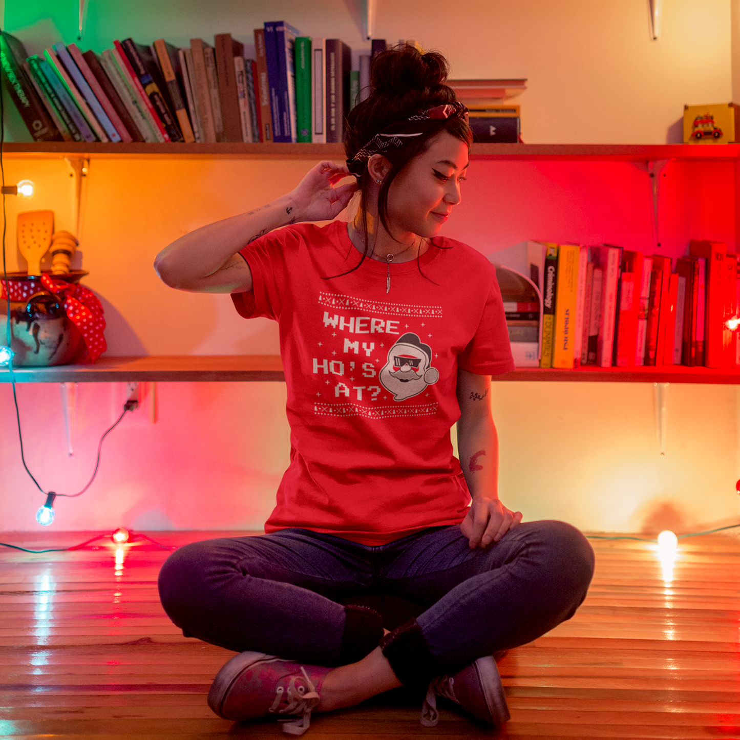 Where My Ho's At? Christmas Tee