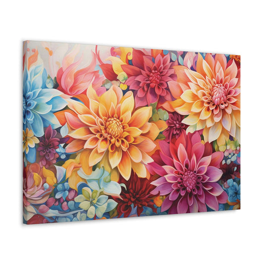 Floral Abstract Gallery Wrap