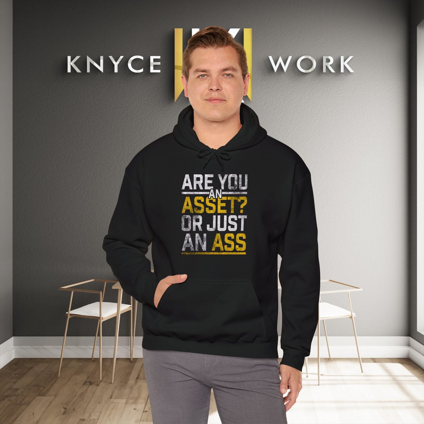 'Asset or Ass?' Heavy Blend™ Hoody