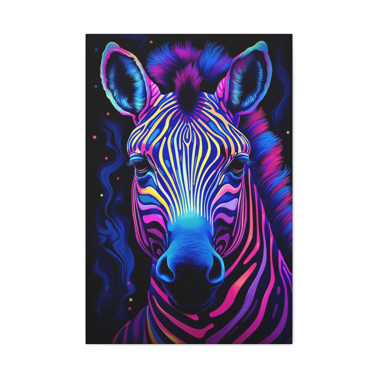 Phantasmal Zebra Canvas Wrap