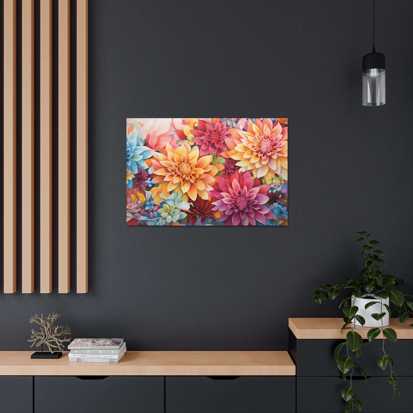 Floral Abstract Gallery Wrap