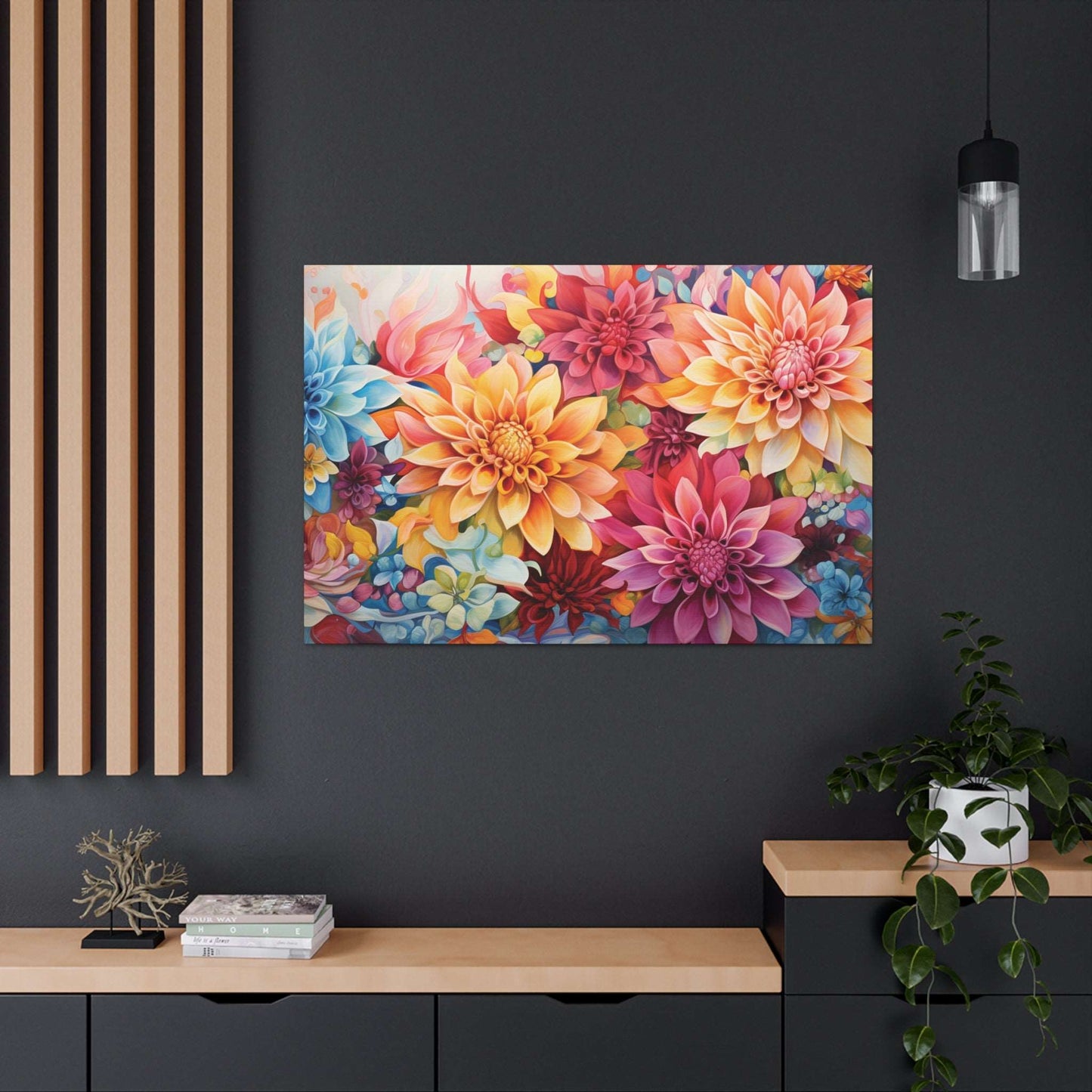 Floral Abstract Gallery Wrap