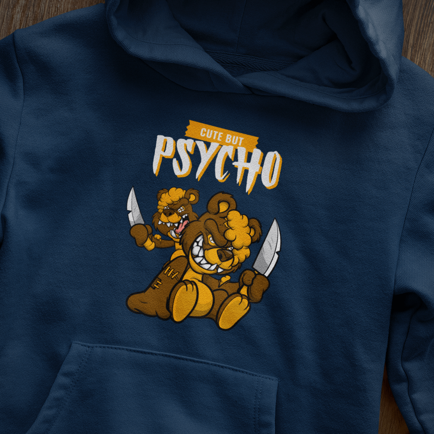 Cute But Psycho Cartoon Hoodie